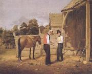 William Sidney Mount The Horse Trade (mk13) USA oil painting artist